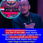 Pernyataan Pandji Pragiwaksono soal Gaji DPR dan UMR Viral, Soroti Rasio Penghasilan Anggota Parlemen